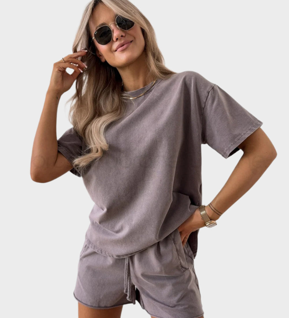 Casual Zestaw z T-shirtem i Spodniami Jogger
