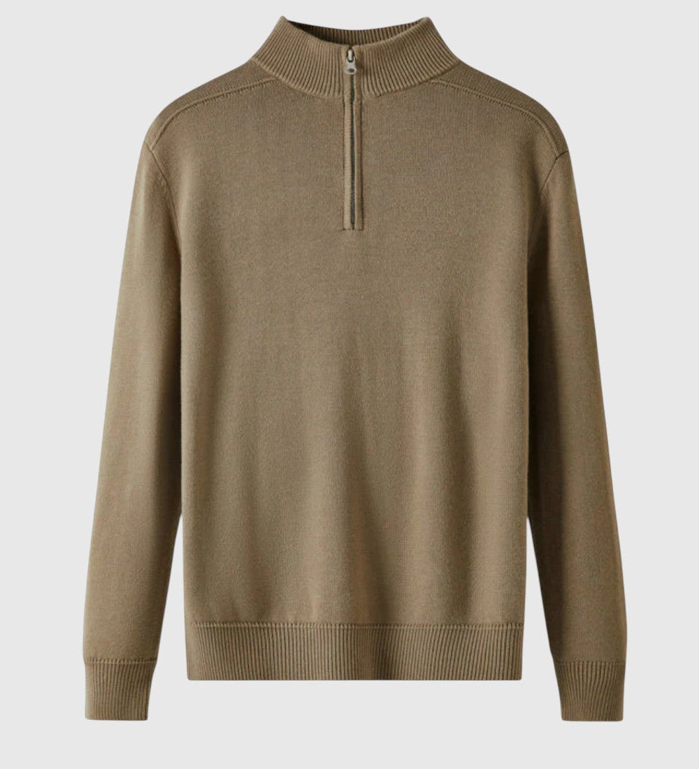 Libuše - Sweter z zamkiem z wełny merino Capri