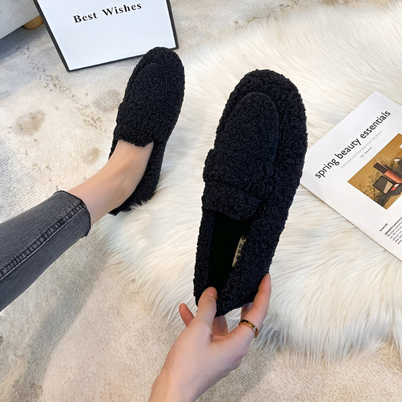 Nina™ | Ciepłe, wygodne loafersy z owczej wełny