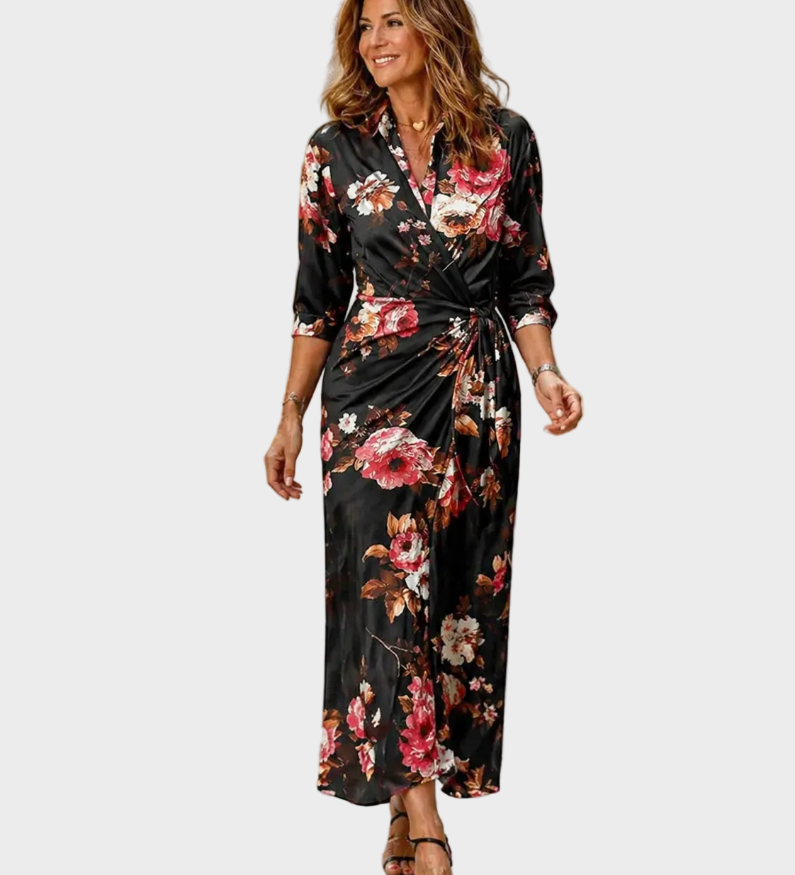 Lola - Maxi Print Sukienka