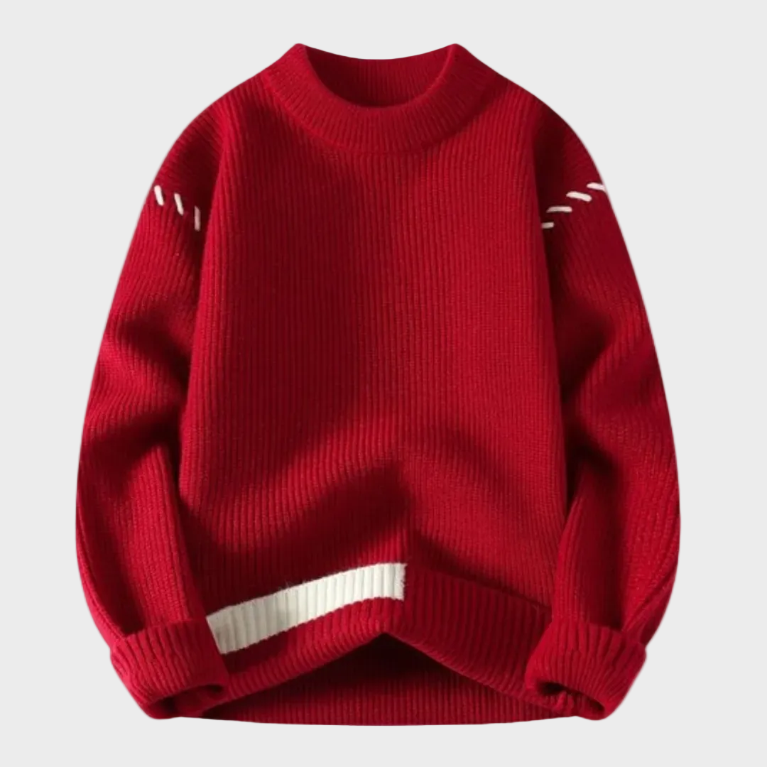 Sweter z okrągłym dekoltem