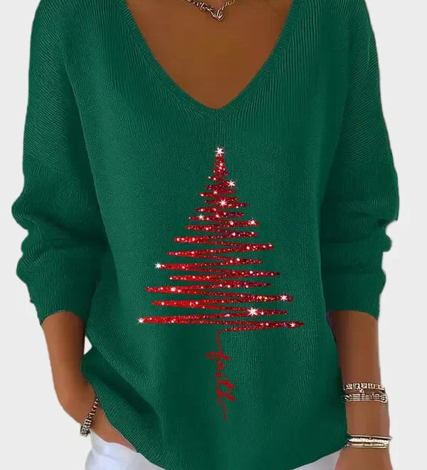 Nancy - Elegancki Świąteczny Sweter