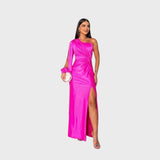 Katarzyna - Elegancka sukienka maxi na wieczór