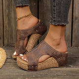 Sofia - Wedge Sandals z Nity