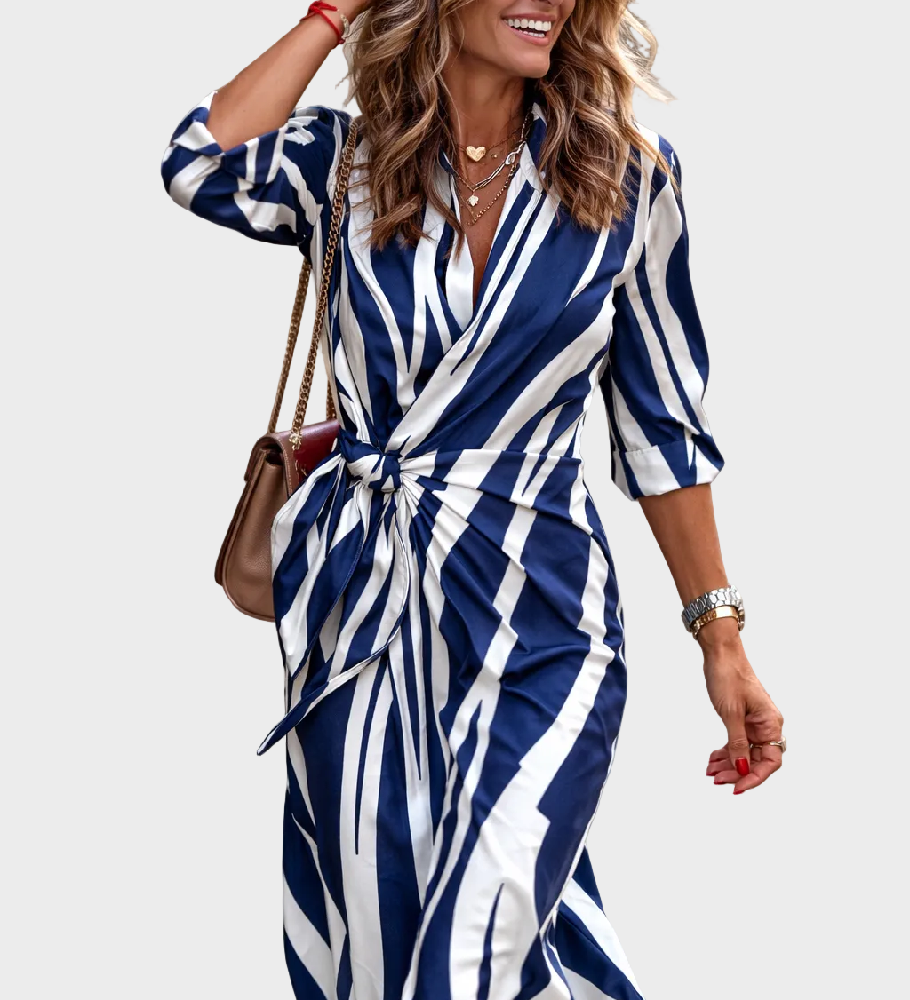 Lola - Maxi Print Sukienka