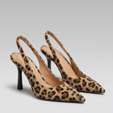 Avery™ | Szpilki D'Orsay w motyw leopardzi