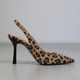 Avery™ | Szpilki D'Orsay w motyw leopardzi
