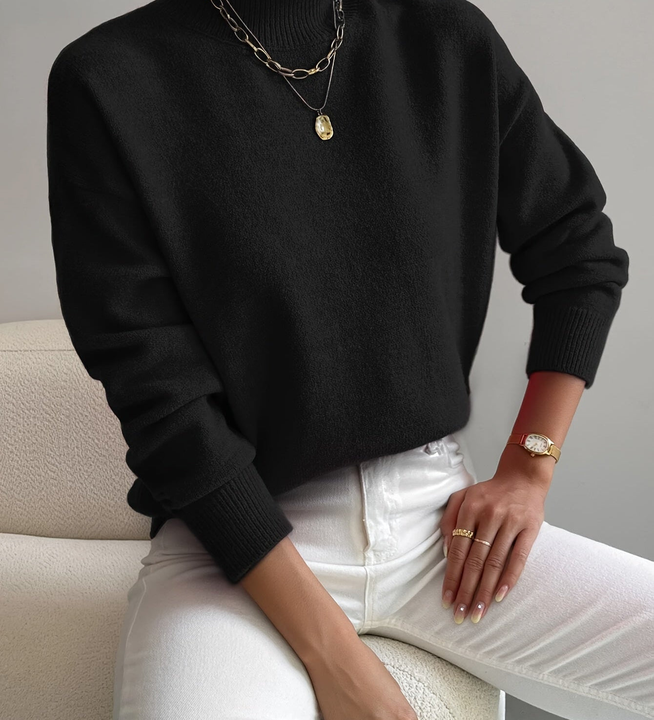 Yvonne - Elegancki sweter casualowy