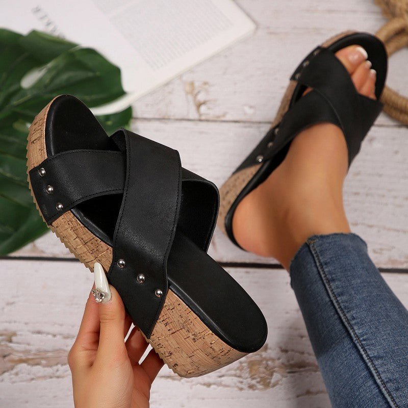 Oakley – Boho Wedge Sandały